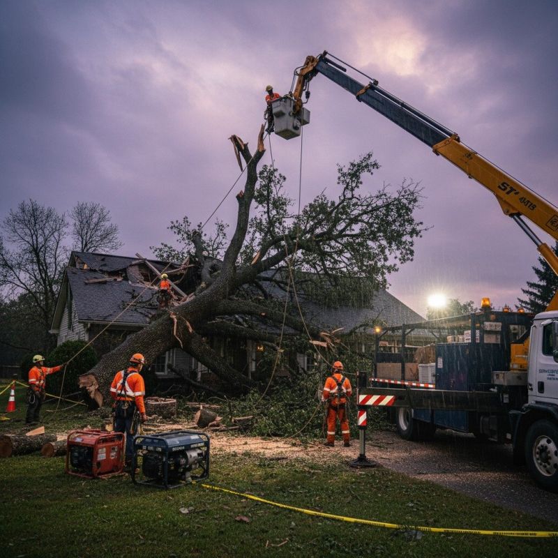 Storm Damaged Tree Removal